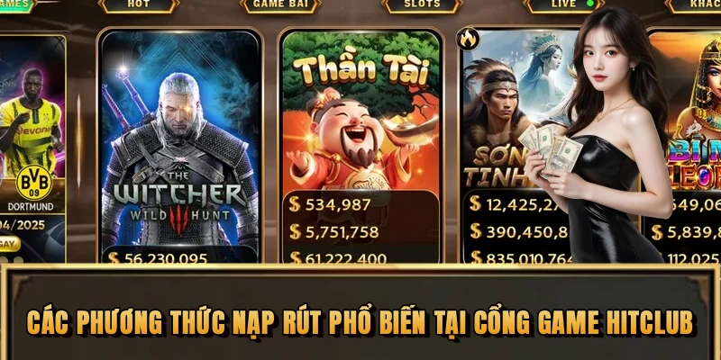 Kho game HITCLUB đa dạng từ bài lá đến nổ hũ